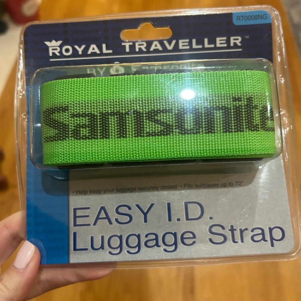 Samsonite Blue Easy I.D. Luggage Strap
